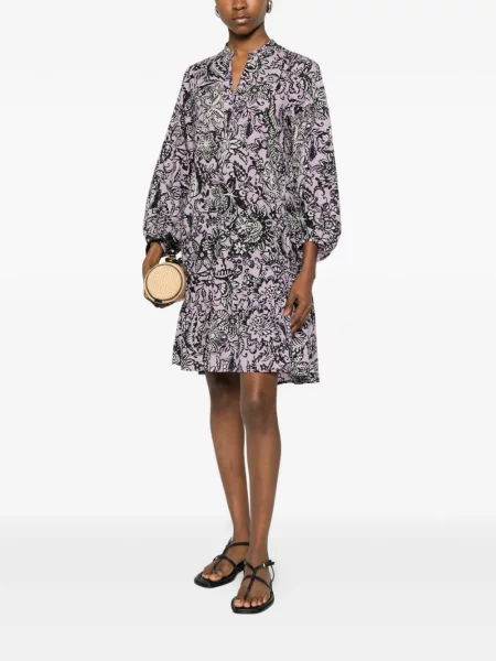 Rochie mini Marc O'polo cu model floral cu imagine violet