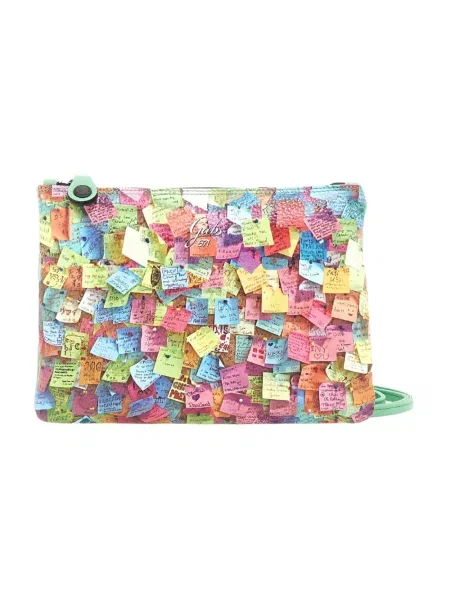 Wielobarwność torebka skórzana Gabs skórzana zielona