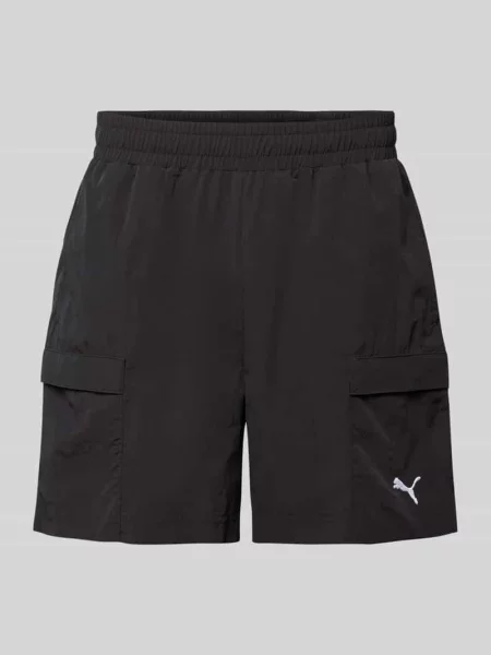 Krój relaxed fit Szorty z Wyhaftowane logo Puma Performance czarne