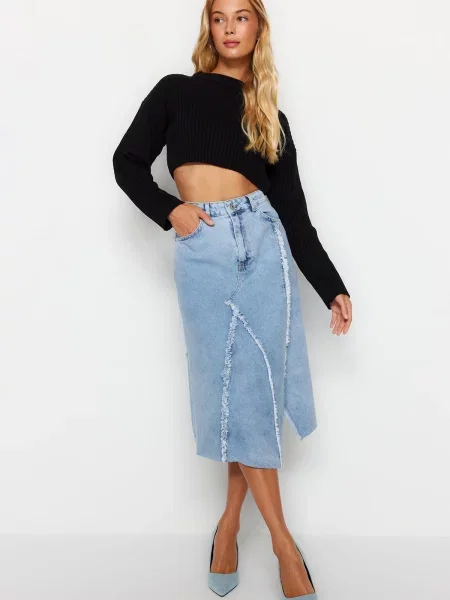 Spódnica jeansowa Trendyol