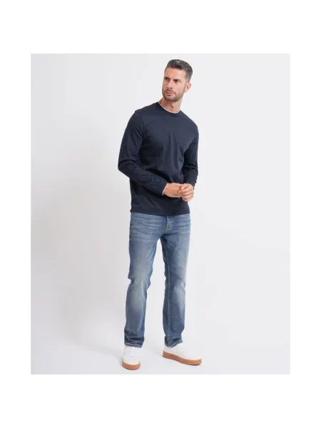 BOSS longsleeve H-Tenison niebieska