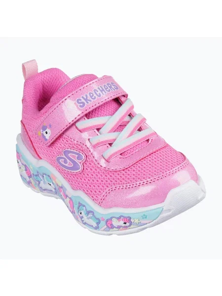 Buty dziecięce SKECHERS Play Scene Fun Squad pink/multi różowe