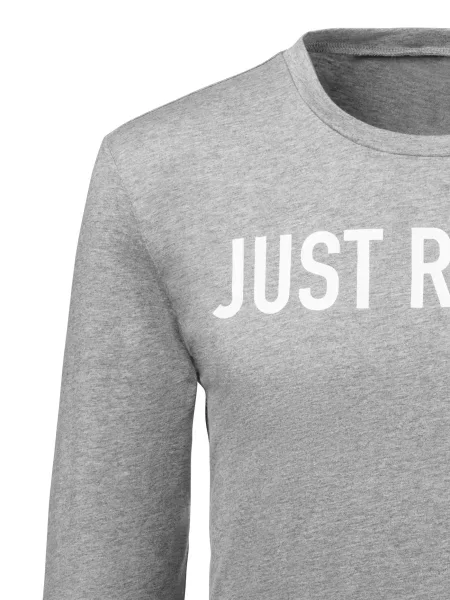 S.Oliver Tricou gri amestecat alb