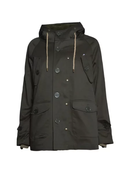 Geacă parka Equipe '70 cu glugă verde