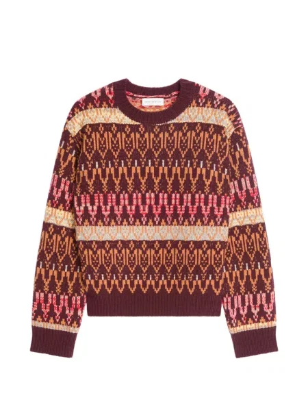 Pulover Dries Van Noten de lână roșu
