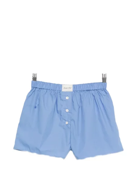 Pantaloni scurți Sporty & Rich cu autograf albastru
