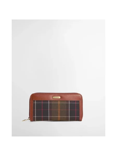 Barbour Portfel Daphne Tartan Purse brązowy