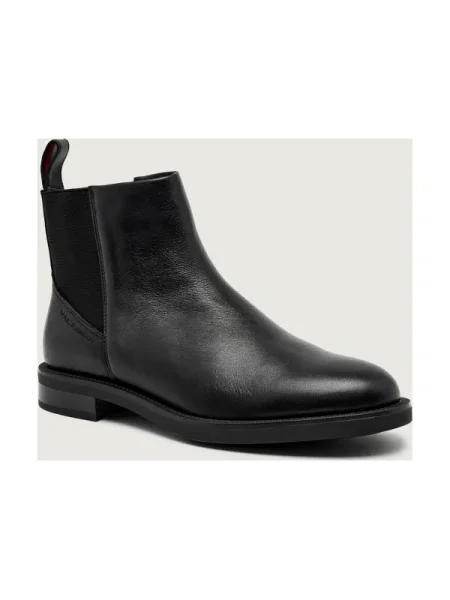 Tommy Hilfiger De piele ghete chelsea VOGUE LTH WARM CHELSEA negru