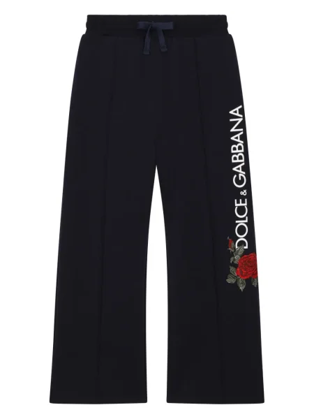 Spodnie dziecięce Dolce And Gabbana niebieskie