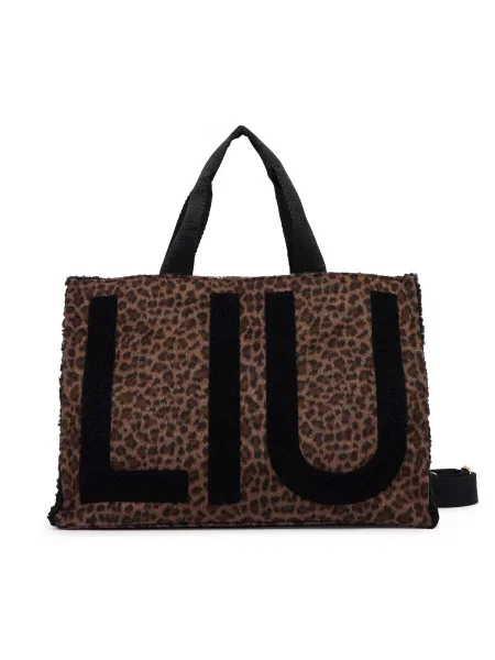 Liu Jo Geantă shopper Riccy | shearling maro
