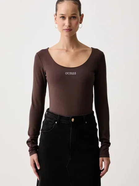 Guess body pentru femei cu GRETA maro