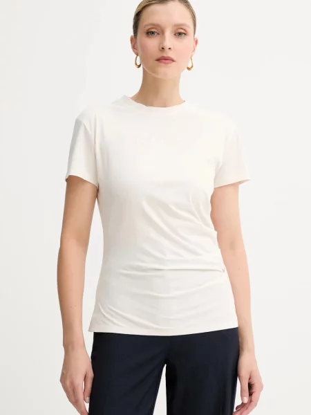 BOSS t-shirt beżowy