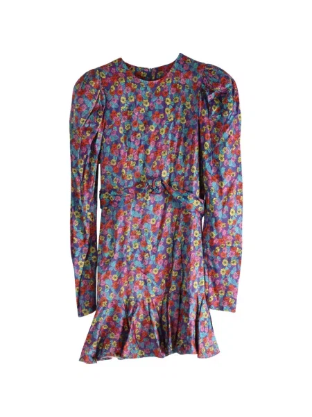 Rochie mini Rotate Birger Christensen cu model floral cu imagine de costum violet