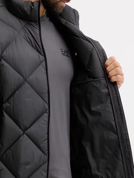 Пуховый жилет Ea7 Emporio Armani черный