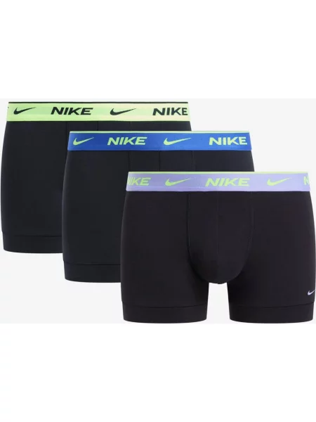Bokserki Nike Trunk Dry Fit intensywny niebieski zielony 3 pary S czarny
