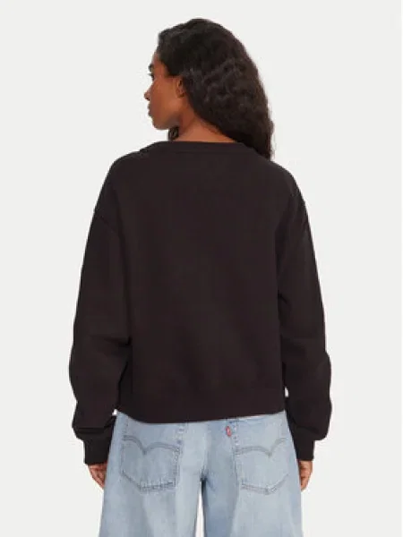 Tommy Jeans Pulóver Silver Script fekete