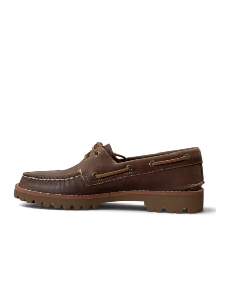 Półbuty Sperry skórzane brązowe