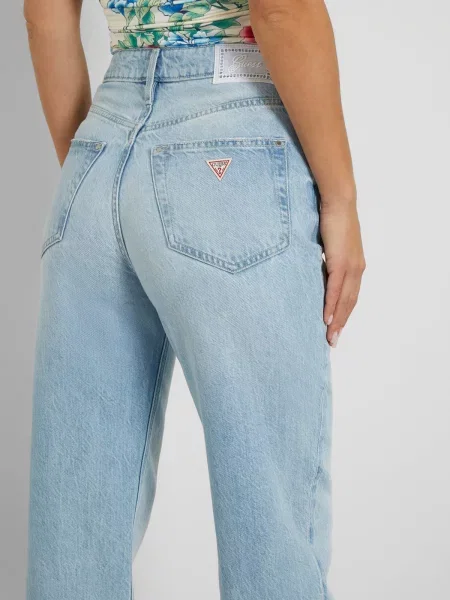Прямые джинсы Guess голубые