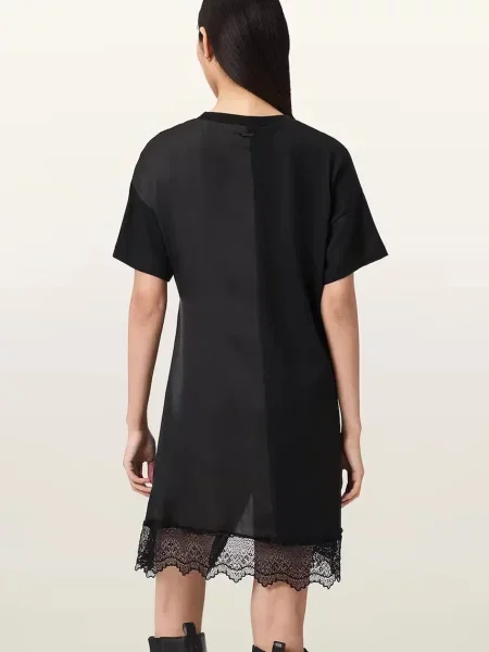 AllSaints rochie LANA negru