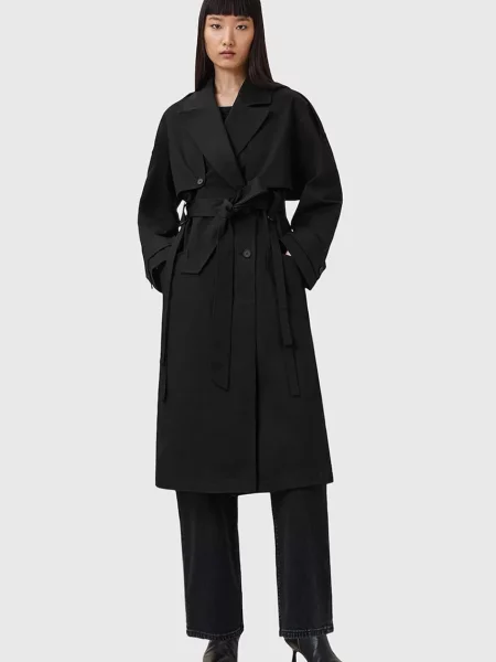 AllSaints trenci din CADENCE negru