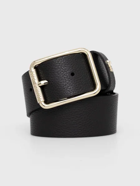 Usnjen Patrizia Pepe črna