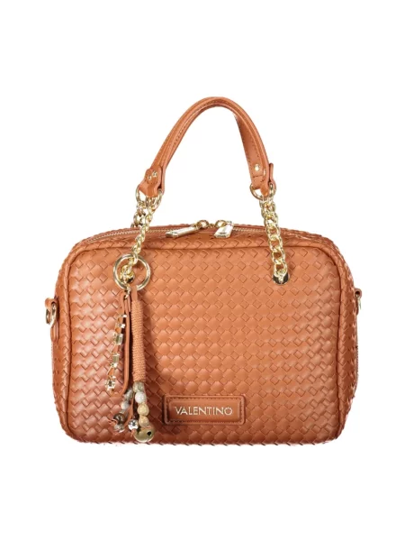 Torebka crossbody Valentino Bags skórzana brązowa