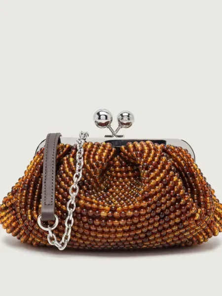 Weekend MaxMara Geantă pe umăr WKAESCHIMO PASTICINO maro