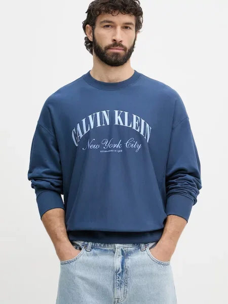 Calvin Klein Jeans bluza niebieska