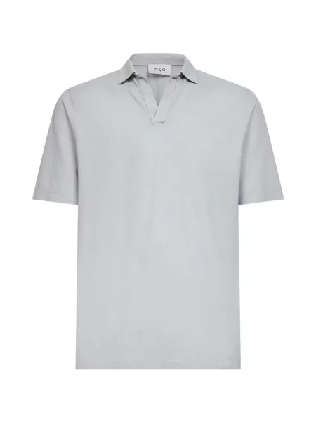 Gulerat tricou D4.0 cu decolteu în V gri