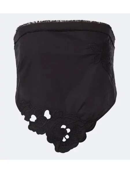 Fular Sir cu broderie negru