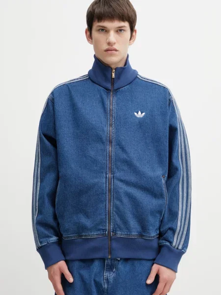 Adidas Originals hanorac denim bărbați albastru