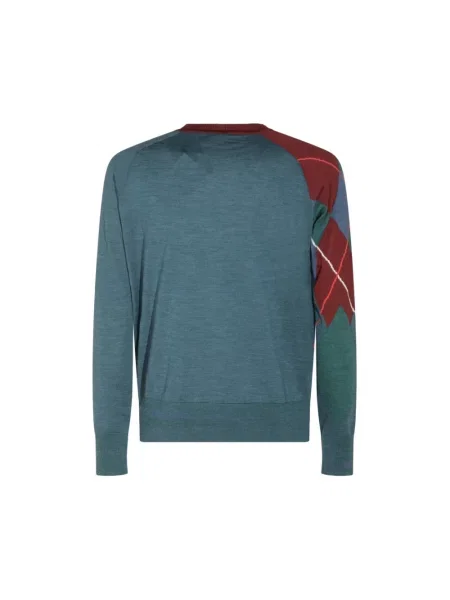 Sweter Vivienne Westwood z wzorem argyle niebieski
