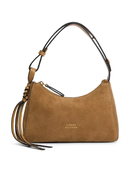 TOMMY HILFIGER Geantă de umăr caramel maro