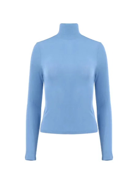 Pulover cu guler înalt heláncă Veronica Beard albastru