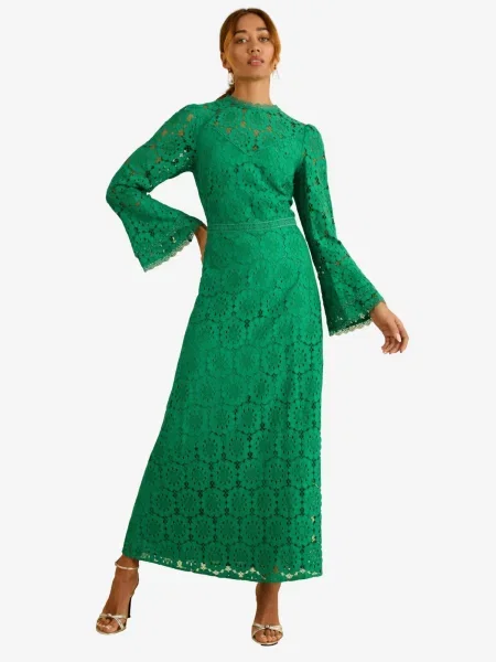 Love & roses Rochie Eid' verde
