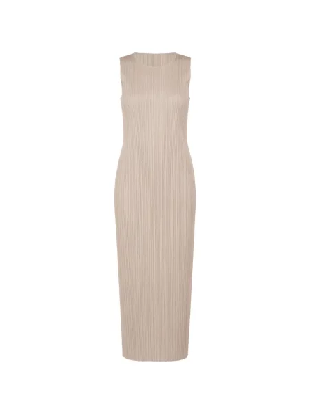 Rochie midi Pleats Please Issey Miyake fără mâneci