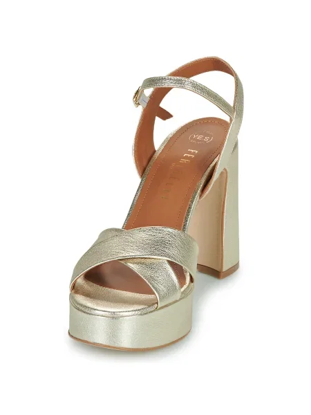 Pantofi Fericelli auriu