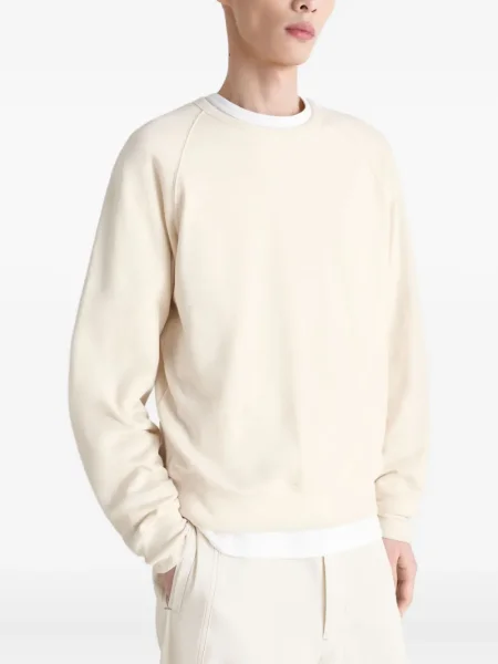 Hanorac crewneck Lemaire alb