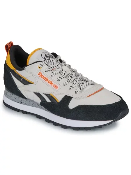 Usnjene superge Reebok Classic siva