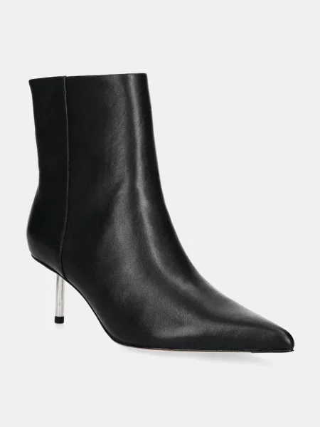 Stand Studio botki skórzane Madison Studded Boot na szpilce czarny