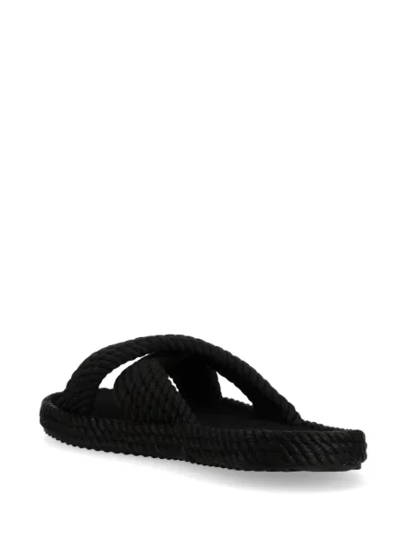 Espadrile Bohonomad cu bretele negru