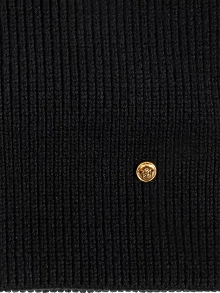 Fular Versace tricotate negru