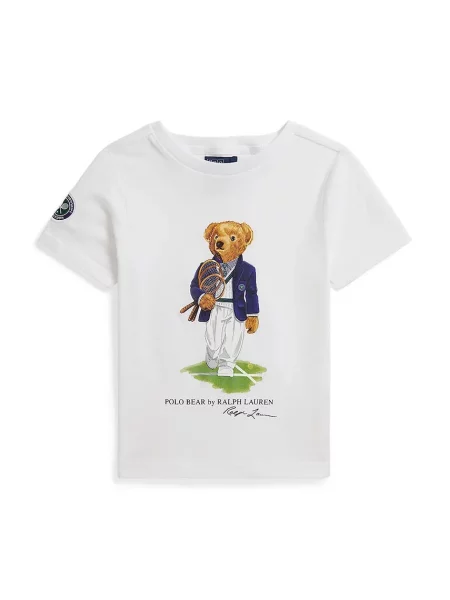 Polo Ralph Lauren tričko detské Wimbledon biela