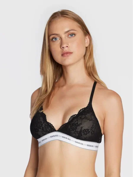 Guess Sutien Bralette Belle negru