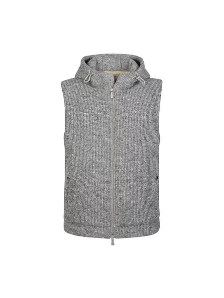 Kamizelka Eleventy wełniana szara