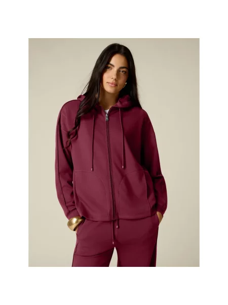 Bluza z kapturem Oltre z kapturem czerwona