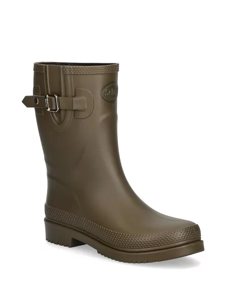 Botine Scholl cu cataramă verde