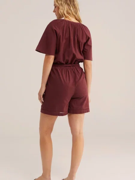 WE Fashion Salopeta vin roșu