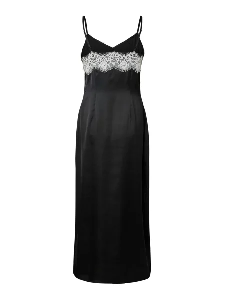 PIECES Rochie PCARIEL negru alb
