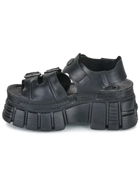 NEW ROCK Sandale negru